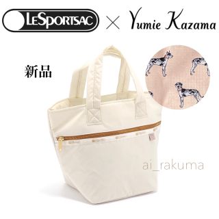 レスポートサック(LeSportsac)の新品 ☆ 日本限定 レスポートサック× 風間ゆみえ コラボ トートバッグ 白系(トートバッグ)