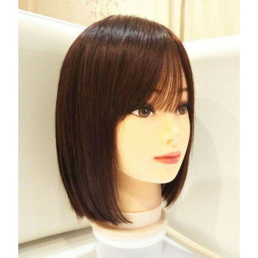レミー人毛100%ウィッグ✨シルクスキンI型地肌✨筧美和子❣️艶髪