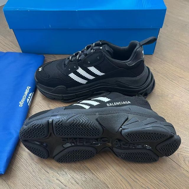 balenciaga×adidas tripleS black 39 | www.jarussi.com.br