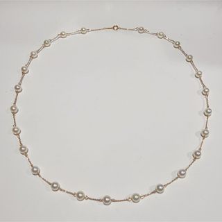 K18 アコヤパール ロング ネックレス 14.5g