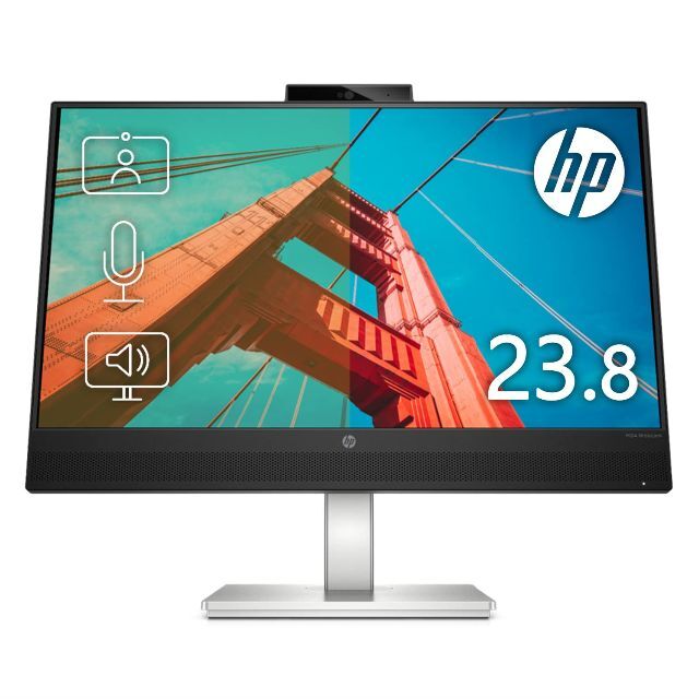 HP モニター 23.8インチ Webcam&スピーカー内蔵 ディスプレイ フル