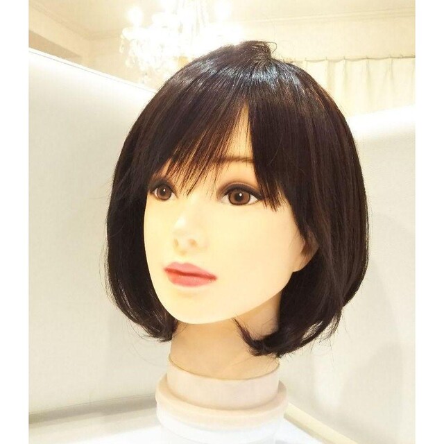レミー人毛100%ウィッグ総手植え地肌✨能年玲奈❣️艶髪ふんわり美人