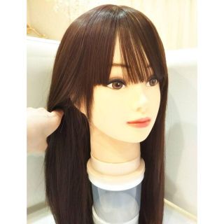 断熱美女ウィッグ✨Ｉ型つむじ地肌✨斎藤飛鳥❣️艶髪！美人ロングWig✨ストレート(ロングストレート)