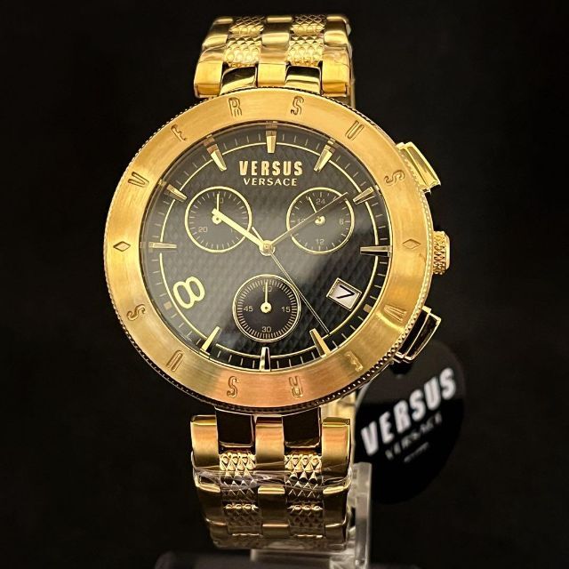 ★ゴールド色★Versus Versace/ベルサス ベルサーチ/メンズ腕時計