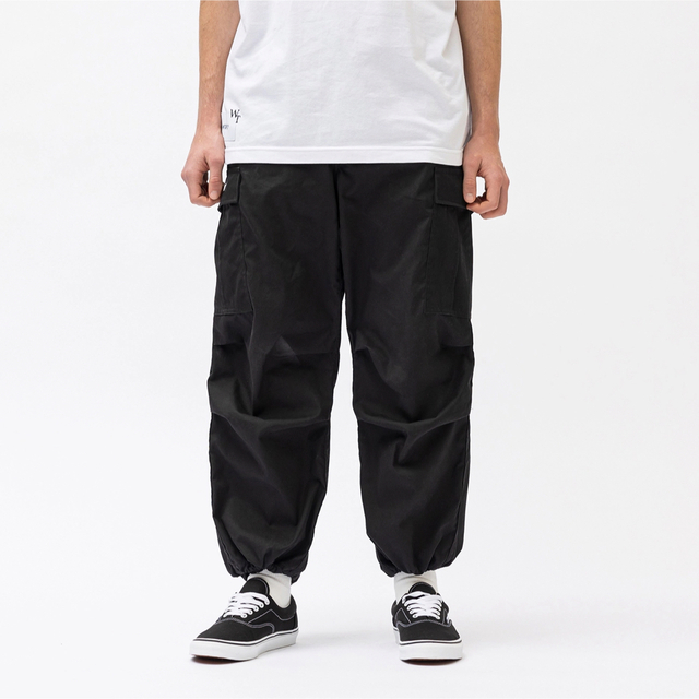 WTAPS MILT0001 TROUSERS NYCO OXFORD BLK