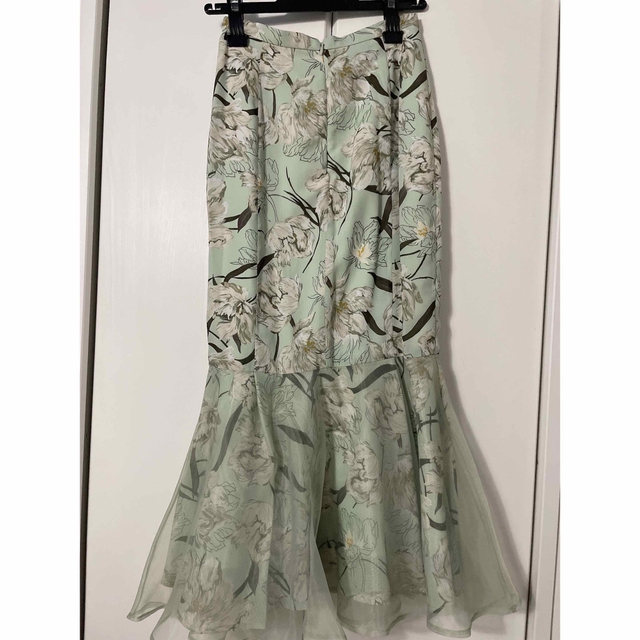 eimy istoire(エイミーイストワール)のエイミーイストワール　Letty Flowerシアーマーメイドスカート レディースのスカート(ロングスカート)の商品写真