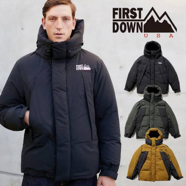 【美品】FIRST DOWN ボアフリースジャケット　ノルディック　L