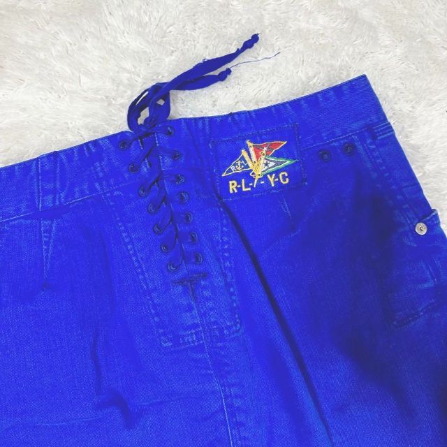 Ralph Lauren(ラルフローレン)の【美品】ラルフローレン　Mサイズ相当　デニム　スカート　ミニ レディースのスカート(ミニスカート)の商品写真