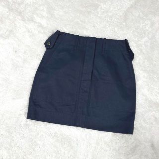 未使用】BALLY バリー スカート ミニ 紺 ネイビー-