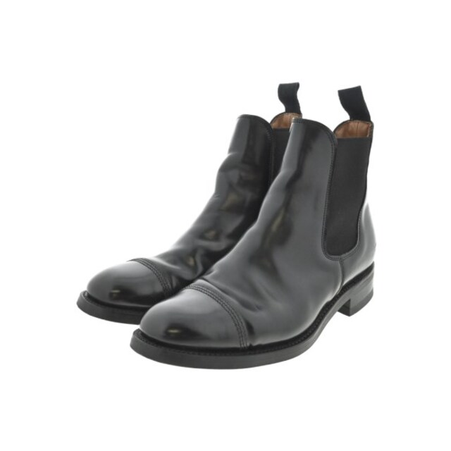 SANDERS サンダース ブーツ 6 1/2(25cm位) 黒 【古着】【中古】 【☆超