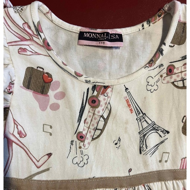 MONNALISA(モナリザ)のMONNALISA ワンピース　110㎝ キッズ/ベビー/マタニティのキッズ服女の子用(90cm~)(ワンピース)の商品写真