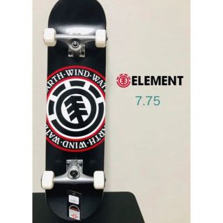 エレメント(ELEMENT)のエレメント ELEMENT スケートボード コンプリート スケボー デッキ 黒(スケートボード)