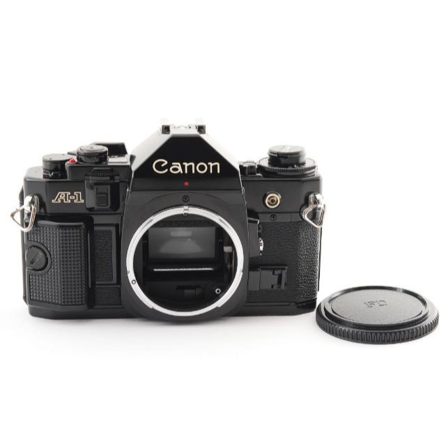 超美品 CANON A-1 ボディ フィルムカメラ モルト新品交換済 Y494の通販 