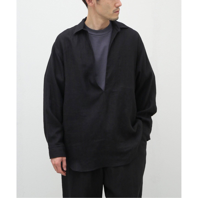 即完売】23ss COMOLIコモリカナパプルオーバーシャツcomoli