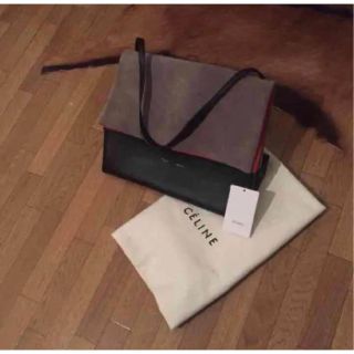 CELINE オールソフト バイカラートートバッグ