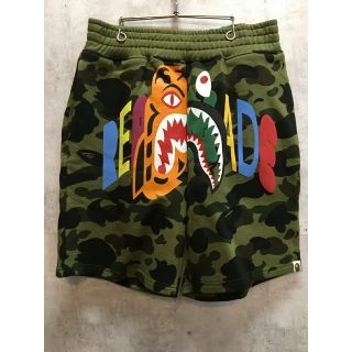 アベイシングエイプ ショートパンツ(メンズ)(グリーン・カーキ/緑色系
