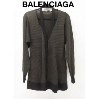 バレンシアガ(Balenciaga)のBALENCIAGA KNITS バレンシアガ  ウール カーディガン　グレー(カーディガン)