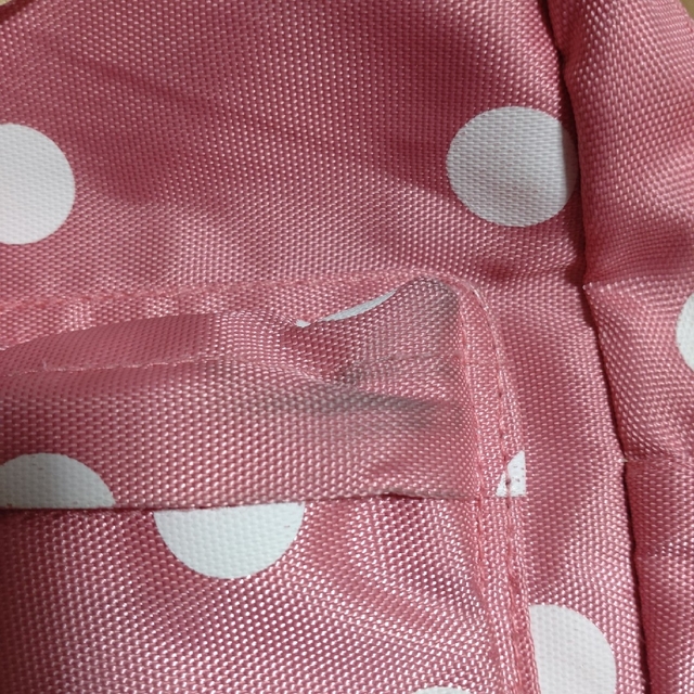 キムラタン(キムラタン)のキムラタン バブルブーン リュックサック SS　ピンク　ドッド柄 キッズ/ベビー/マタニティのこども用バッグ(リュックサック)の商品写真