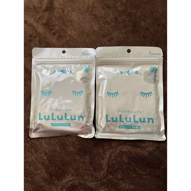 LuLuLun(ルルルン)のルルルン フェイスマスク ホワイトバニラ 2つ コスメ/美容のスキンケア/基礎化粧品(パック/フェイスマスク)の商品写真