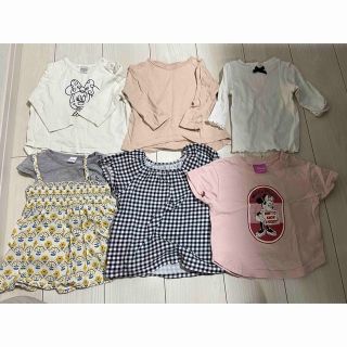 プティマイン(petit main)の女の子　まとめ売り　80サイズ　夏服(Ｔシャツ)