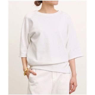 アパルトモンドゥーズィエムクラス(L'Appartement DEUXIEME CLASSE)のアパルトモン　ループウィラーhalf sleevesweat(カットソー(長袖/七分))