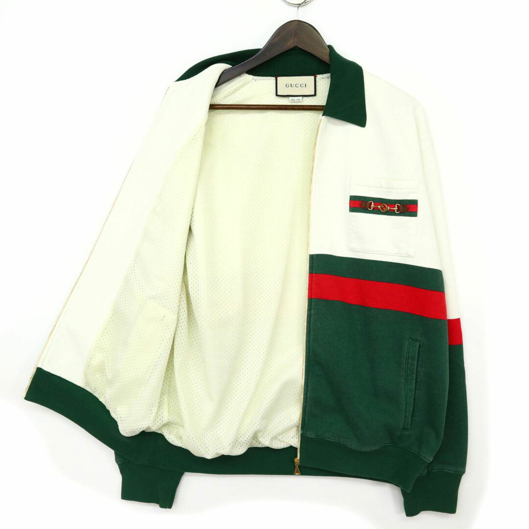 グッチ シェリーライン ホースビット スウェット ジップアップ