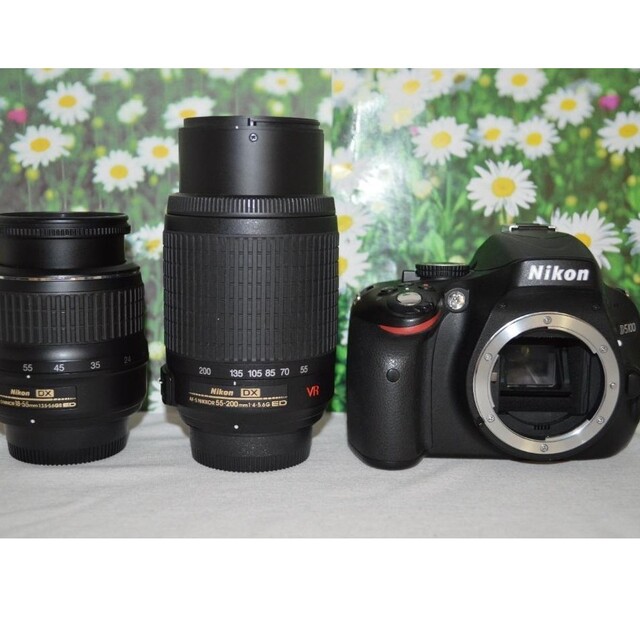 美品✨スマホ転送okNikon ニコン D5100 一眼レフ ダブルレンズセット-