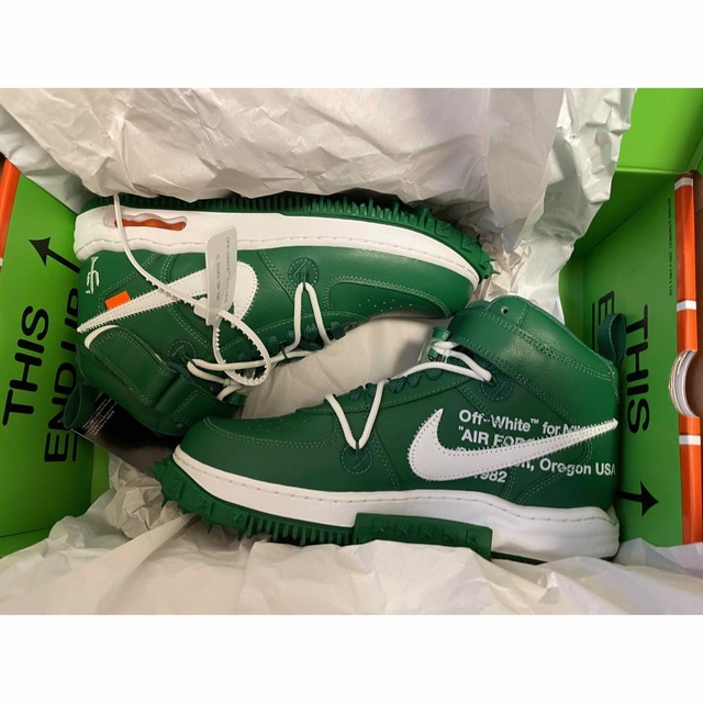 NIKE(ナイキ)のOff-White × Nike Air Force 1 Pine Green メンズの靴/シューズ(スニーカー)の商品写真
