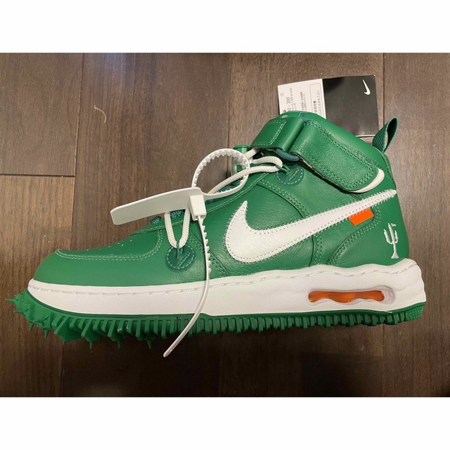 Off-White × Nike Air Force 1 Pine Green