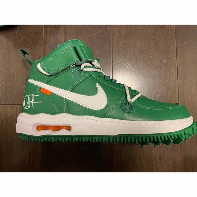 Off-White × Nike Air Force 1 Pine Green