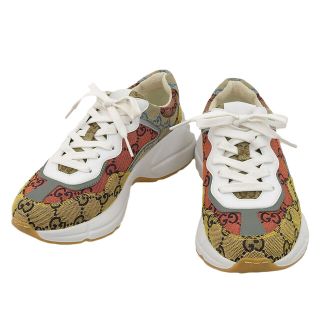 Gucci - グッチ RHYTON GG ライトン ジャガード スニーカー グッチシマ