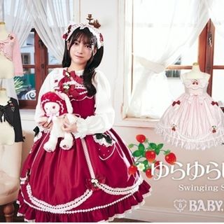 BABY いちごのCharlotte jsk ヘッドドレスセット　ロリィタ