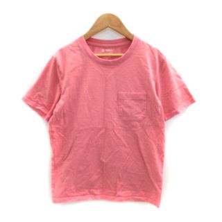 ナノユニバース(nano・universe)のナノユニバース Tシャツ カットソー 半袖 クルーネック S ピンク /SY20(Tシャツ/カットソー(半袖/袖なし))