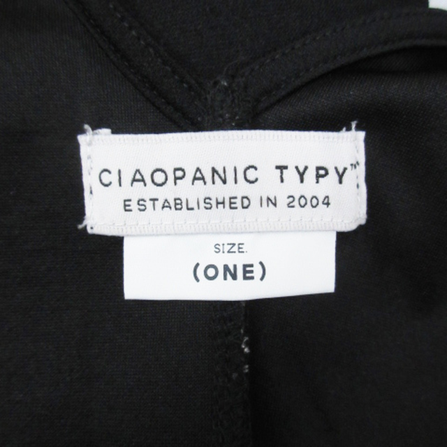 CIAOPANIC TYPY(チャオパニックティピー)のチャオパニック ティピー オールインワン コンビネゾン ロング F 黒 /FF3 レディースのパンツ(サロペット/オーバーオール)の商品写真