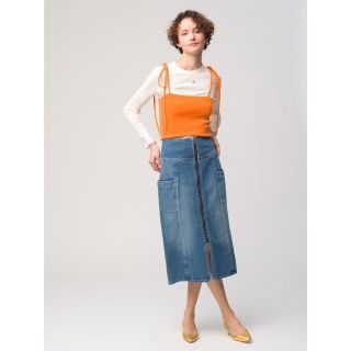 ロンハーマン(Ron Herman)のRH Vintage High Waist Denim Skirt(ひざ丈スカート)