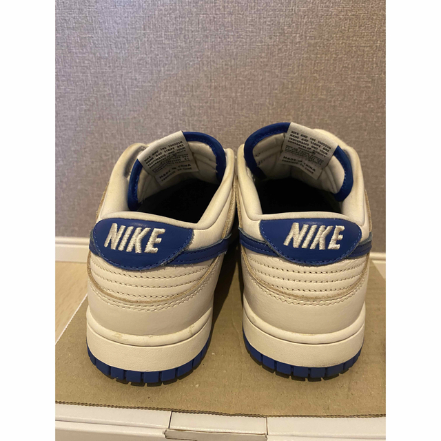 NIKE(ナイキ)のNIKEBYYOU DUNK LOW ヴィンテージ風カスタム 26.5cm 美品 メンズの靴/シューズ(スニーカー)の商品写真