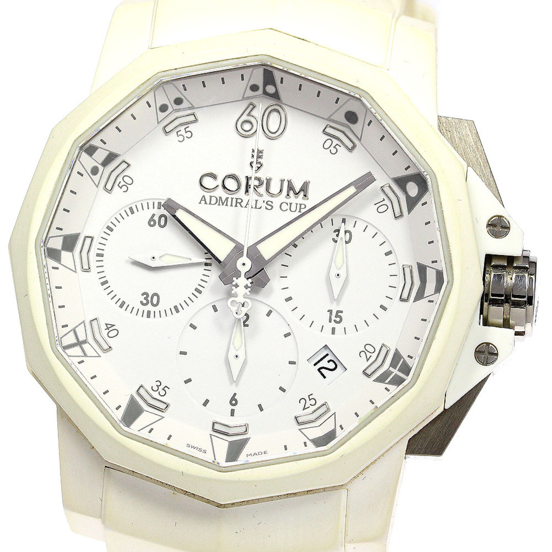 CORUM(コルム)のコルム CORUM 753.802.02/F379 AA31 アドミラルズカップ チャレンジャー44 クロノグラフ 自動巻き メンズ 箱・保証書付き_749034【ev15】 メンズの時計(腕時計(アナログ))の商品写真