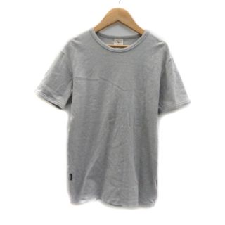 アヴィレックス(AVIREX)のアヴィレックス Tシャツ カットソー 半袖 ラウンドネック M ライトグレー(Tシャツ/カットソー(半袖/袖なし))