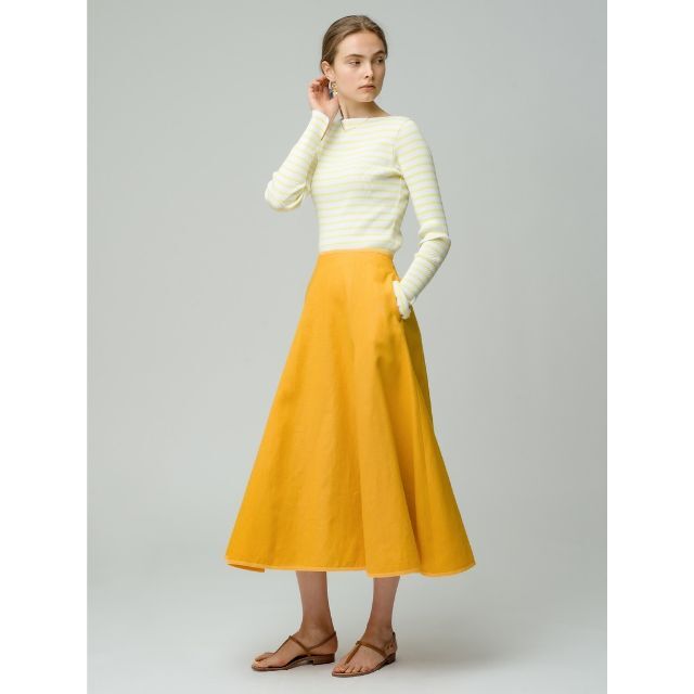 Ron Herman - UNION LAUNCH  Linen Flared Skirt