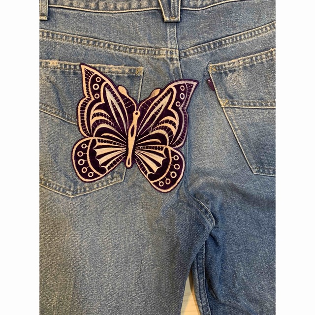 NEEDLES Papillon Patches Straight Jean