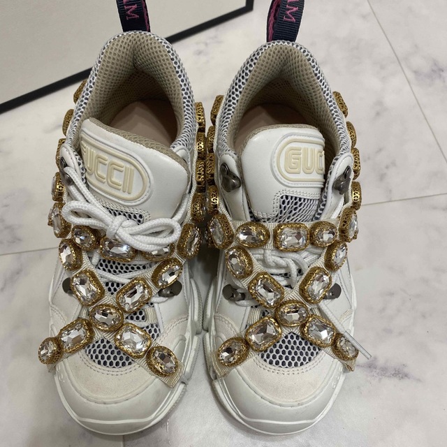 Gucci - GUCCI ビジュースニーカーの通販 by ぴかshop|グッチならラクマ