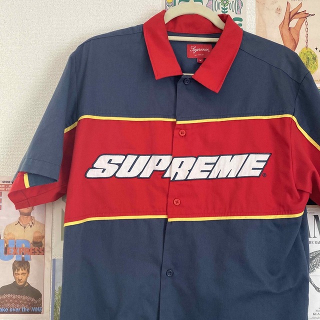 Supreme Color Blocked Work Shirt  L