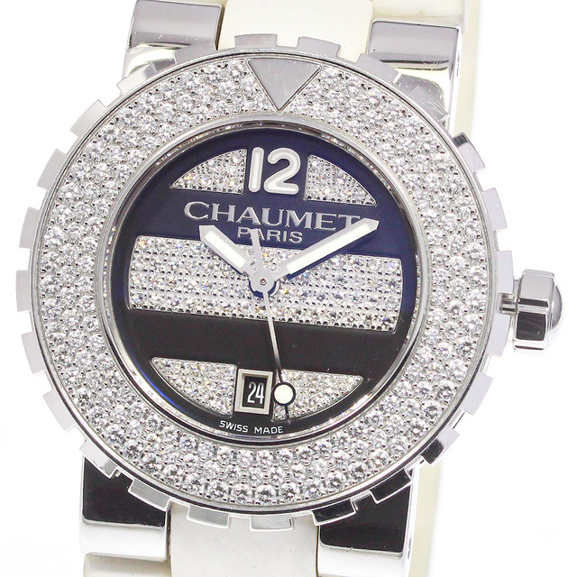 ショーメ Chaumet クラスワン デイト ダイヤ文字盤 クォーツ レディース _746754 | フリマアプリ ラクマ