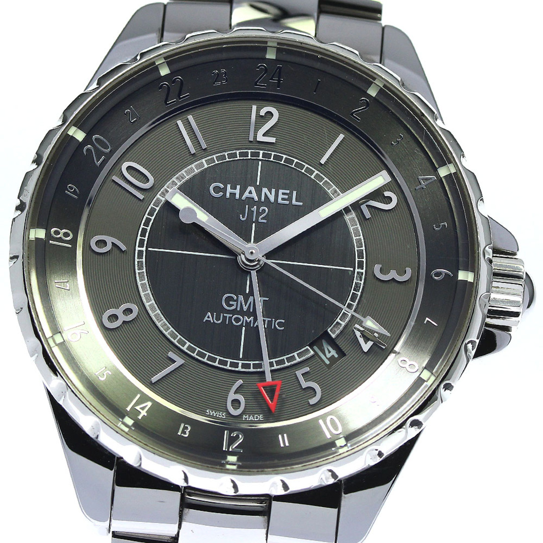 シャネル CHANEL H3099 クロマティック GMT デイト 自動巻き メンズ 保証書付き_749047