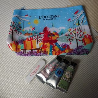 ロクシタン(L'OCCITANE)のロクシタン　ミニハンドクリーム　ポーチセット(ポーチ)