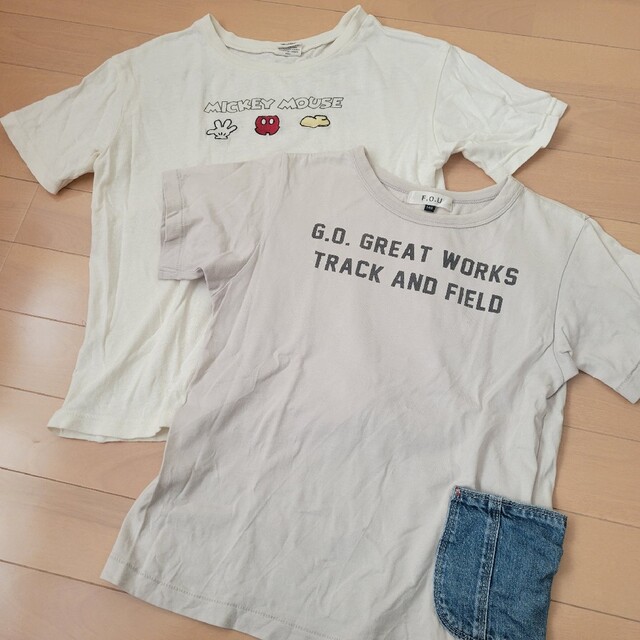 Lee(リー)の半袖Tシャツ　7枚セット　140　男女OK キッズ/ベビー/マタニティのキッズ服男の子用(90cm~)(Tシャツ/カットソー)の商品写真