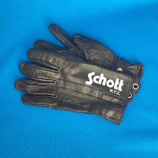 ショット(schott)のSchott バイク用　革手袋　Ｍサイズ(手袋)
