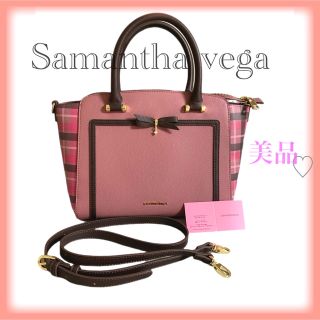 サマンサタバサ(Samantha Thavasa)の【美品】Samanthavega サマンサべガ　ショコラリボントート(トートバッグ)