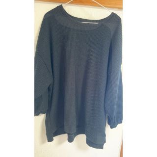 プルオーバー長袖ニット  大きいサイズ 体型カバー シャツ  4XL(シャツ/ブラウス(長袖/七分))