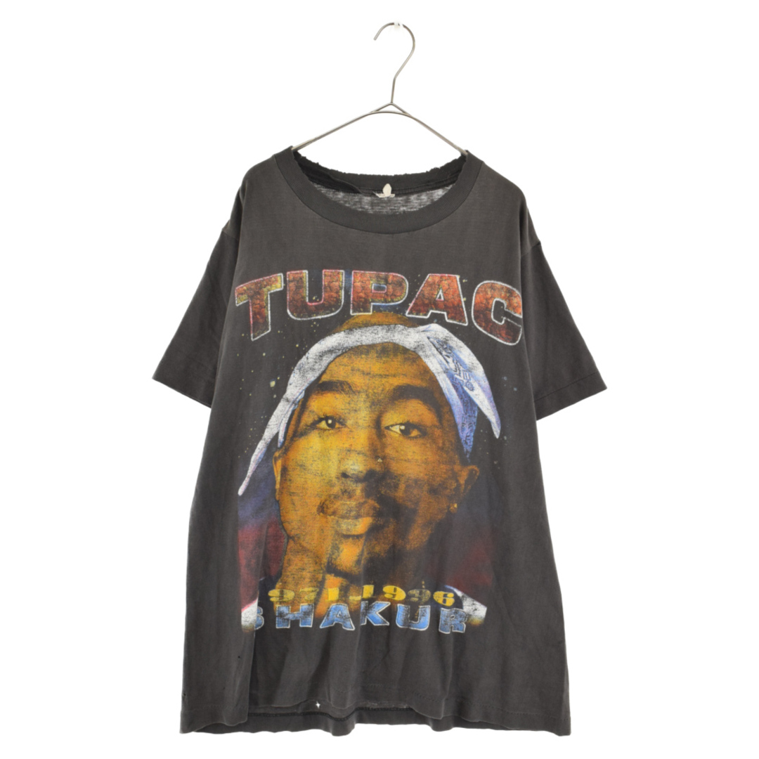 VINTAGE ヴィンテージ 90s 2PAC MAKAVELI AGAINST ALL ODDS RAP TEE ツーパック マキャベリック アゲインストオールオッズ Tシャツ ブラック